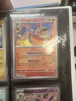 Prismatic Evolutions Complete 9 Card Eeveelution Poke Ball Holo Set NM - Image 3