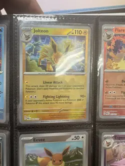 Prismatic Evolutions Complete 9 Card Eeveelution Poke Ball Holo Set NM - Image 5
