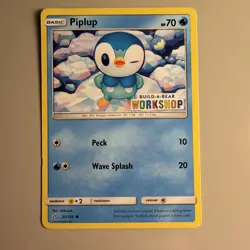 Piplup - (Build-A-Bear Workshop Exclusive) 032/156 Pokemon Promo Card - Image 1