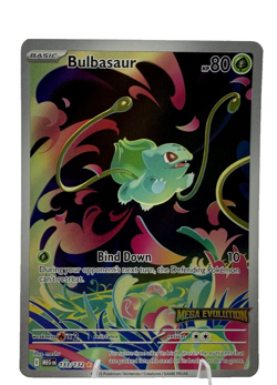 Bulbasaur 133/132 ME01: Mega Evolution STAMPED Promo Pokemon Card - Image 1