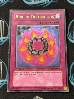 Yugioh Ring of Destruction DPKB-EN036 1st Edition Ultimate Rare EU Print - Image 1