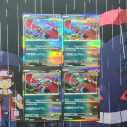 Roaring Moon - 065/131 - PLAYSET 4x Cards - Prismatic Evolutions - Pokemon TCG - Image 1