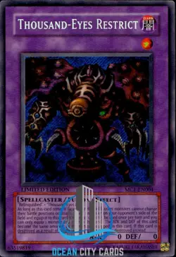 Yugioh Thousand Eyes Restrict MC1-EN004 Limited Edition NM - Image 1