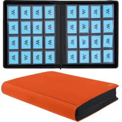 16 Pocket Binder for 640 Top Loaders, Ideal for 3 x 4 Rigid Cards - Image 1