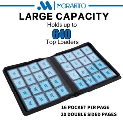 16 Pocket Binder for 640 Top Loaders, Ideal for 3 x 4 Rigid Cards - Image 2