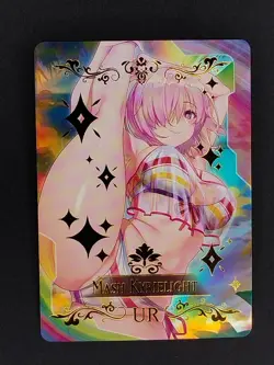 Mash Kyrielight Goddess Story Doujin Waifu Trading Card UR Fate Grand Order - Image 1