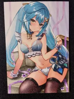 Faruzan Goddess Story Doujin Frosted Waifu Trading Card Genshin Impact - Image 1