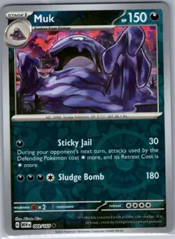 Muk 089/165 Reverse Holo SV: Scarlet & Violet 151 - Pokemon Card - NM - Image 1