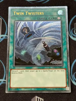 Yugioh Twin Twister OP12-EN002 Ultimate Rare 1st Edition - Image 1