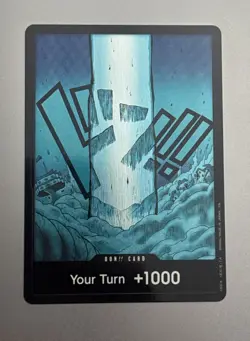 DON!! Card (Enel Lightning) - One Piece Adventure on Kami’s Island - Near Mint - Image 1