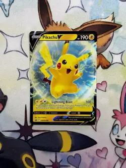 Pikachu V SWSH198 SWSH: Sword & Shield Promo Cards Holo - Image 1