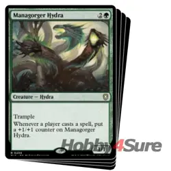 Managorger Hydra X4 M/NM Magic: The Gathering MTG Bloomburrow: Commander - Image 1