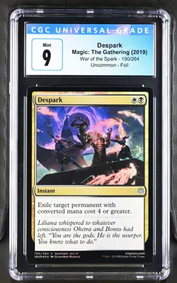 DESPARK War of the Spark Foil U CGC 9 MTG [Nostalgium] - Image 1