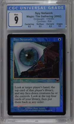 SPY NETWORK Onslaught Foil C CGC 9 MTG [Nostalgium] - Image 1