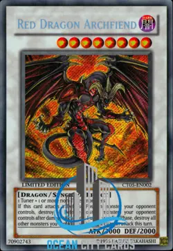 Yugioh Red Dragon Archfiend CT05-EN002 Secret Rare - Image 1