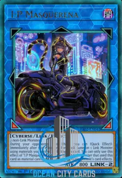 Yugioh I:P Masquerna Ultimate Rare Alt Art RA02-EN042 Rarity Collection 2 - Image 1
