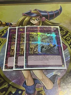 Yugioh! 3x NM Dimensional Barrier RA01-EN072 (Quarter Century Secret Rare) - Image 1