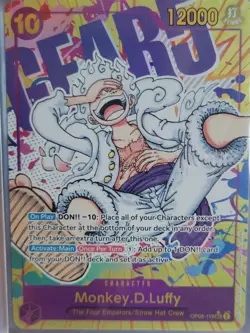 Monkey.D.Luffy OP05-119 One Piece Awakening Foil English Card - US Ship - Image 1