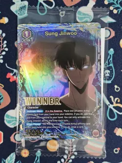 Union Arena Solo Leveling Sung Jinwoo Winner UEPR/SLG-1-019 Sealed - Image 1