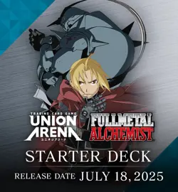 SEALED DISPLAY! 6x Union Arena: Full Metal Alchemist Starter Deck - Image 1