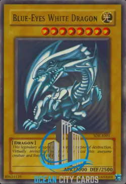 Yugioh Blue-Eyes White Dragon SDK-001 Ultra Rare - Image 1