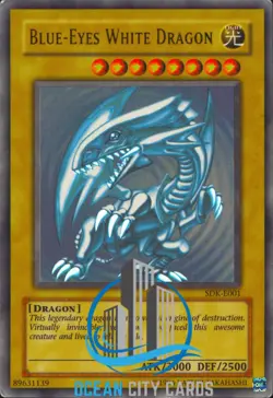 Yugioh Blue-Eyes White Dragon SDK-001 Ultra Rare - Image 3