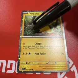 Pikachu - (Holiday Calendar) 025/165 Miscellaneous Cards & Products Holo - Image 2