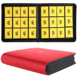 12 Pocket Trading Card Binder Holds 1200 Cards with Sleeves - Zipper Album - Image 1