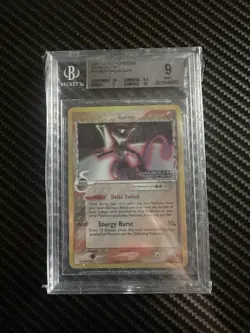 Pokemon Mewtwo ex Delta Species 12/113 Holo Rare Stamped 2005 Card - Image 1