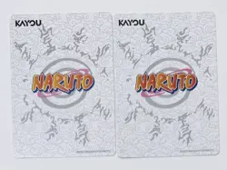 Sasuke Uchiha SSR-133 & Haku SSR-134 Tier 4 Wave 6 Naruto Kayou Card NM - Image 3