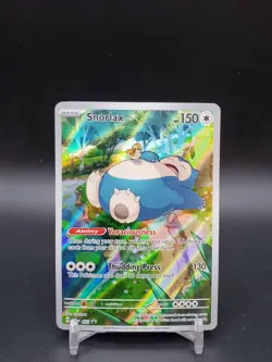 Snorlax SVP 051 Black Star Promo Pokemon 151 NM Pokemon Card - Image 1