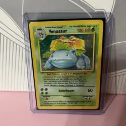 Pokemon Venusaur Base Set Holo Rare 15/102 100 HP 1999 Wizards Card - Image 1