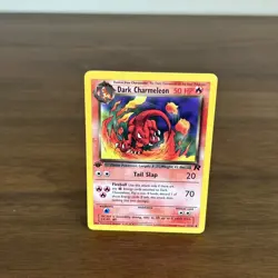 Pokemon Dark Charmeleon TCG Card 32/82 1st Edition NM - Image 1