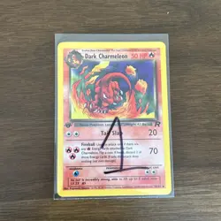 Pokemon Dark Charmeleon TCG Card 32/82 1st Edition NM - Image 3