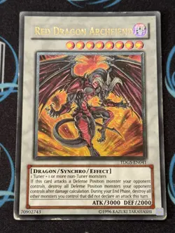 Yugioh Red Dragon Archfiend Ultimate Rare Edition TDGS-EN041 MP EU - Image 1