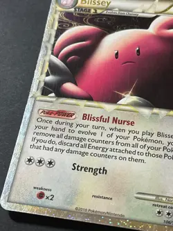 Blissey Prime HGSS 106/123 Holo Rare pokemon card - Image 5