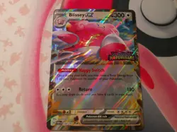 Pokemon Blissey GX Twilight Masquerade Stamped Card - Image 1