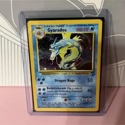 Pokemon Gyarados Base Set Holo Rare 6/102 100 HP 1999 English Card - Image 1