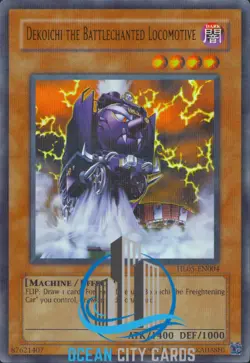 Yugioh Dekoichi the Battlechanted Locomotive HL05-EN004 Ultra Parallel - Image 1