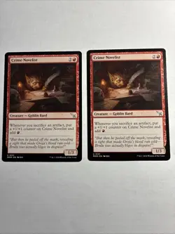 2X Crime Novelist - Murders at Karlov Manor X2 Plus Bonus Card!!! - Image 1