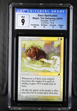DARU SPIRITUALIST Scourge Foil C CGC 9 MTG [Nostalgium] - Image 1