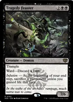 Tragedy Feaster [SOS - 102] NM Rare EN - Image 1