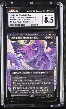 JUNJI, THE MIDNIGHT SKY Secret Lair Mythic CGC 8.5 MTG EDH [Nostalgium] - Image 1