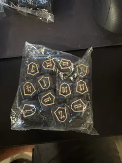 Magic: The Gathering Multicolor CCG Dice Lot D6 D20 Opaque Marbled Symbols 90pcs - Image 2