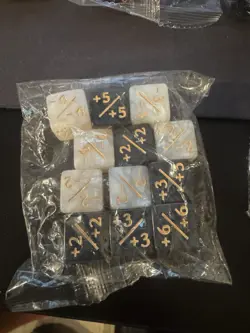 Magic: The Gathering Multicolor CCG Dice Lot D6 D20 Opaque Marbled Symbols 90pcs - Image 4