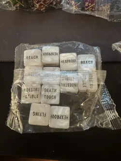 Magic: The Gathering Multicolor CCG Dice Lot D6 D20 Opaque Marbled Symbols 90pcs - Image 5