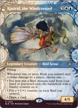 Kastral, the Windcrested (Showcase) R Bloomburrow 335 NM - Image 1