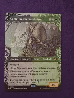 Camellia, the Seedmiser (Showcase) #328 (NM) Bloomburrow BLB Magic MTG - Image 1