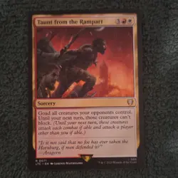 Taunt from the Rampart - Commander: LOTR - Magic: The Gathering - Near Mint - Image 1