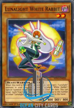 Yugioh Lunalight White Rabbit SHVI-EN010 1st Edition - Image 1
